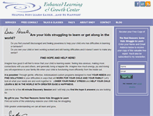 Tablet Screenshot of learningandgrowth.com